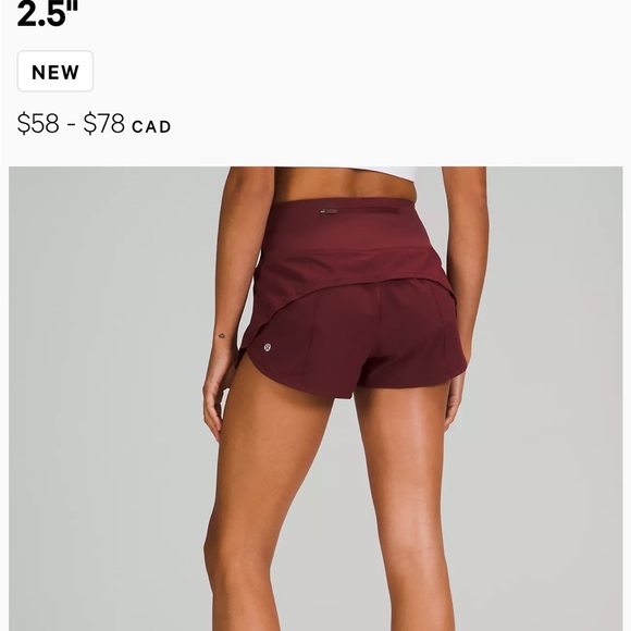 Speed up low rise lined shorts - Lululemon - Picture 5 of 6